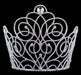 Tiaras & Crowns over 6" #16663 - Blooming Twist Tiara with Combs 7" Tall