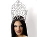 Tiaras & Crowns over 6" #16664 - Blooming Twist Adjustable Crown 9" Tall