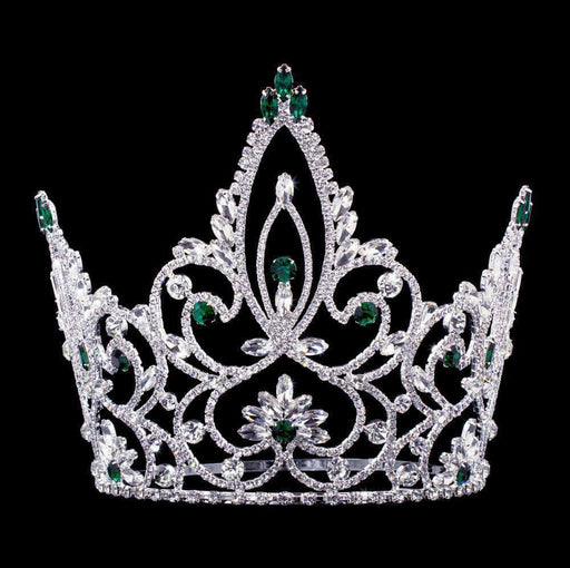 Tiaras & Crowns over 6" #16883 - Forestry Pageant Prime Adjustable Crown - 7.5"