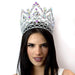 Tiaras & Crowns up to 6" #16327abs - AB Arch Tiara with Combs 5.75"