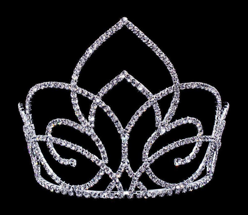 Tiaras & Crowns up to 6" #16653 Butterfly Gate Tiara with Combs - 5"