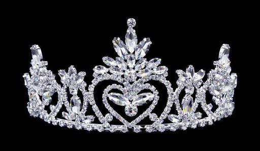 Tiaras up to 3" #16453 - Pageant Praise 2.75" Tiara with Combs
