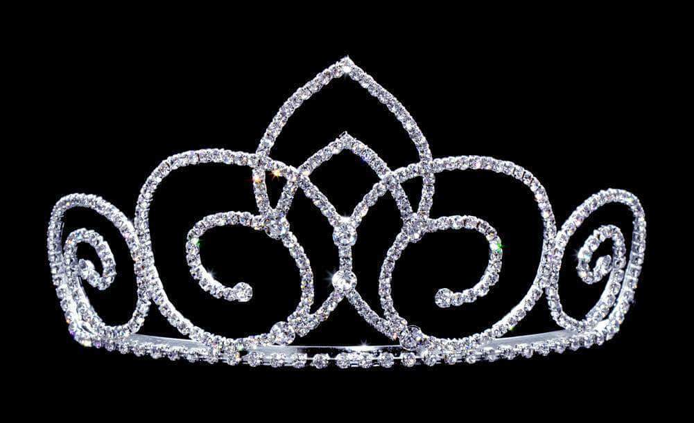 Tiaras up to 3" #16652 Butterfly Gate Tiara with Combs - 3"