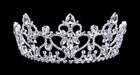 Tiaras up to 3" #16801 - Fountain of Hearts Tiara with Combs - 3"