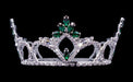 Tiaras up to 3" #16880 - Forestry Flaired Navette Fixed Crown with Rings - 2.5" Tall