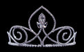 Tiaras up to 4" #14085 PointedNavette Tiara with Combs - 3.25"