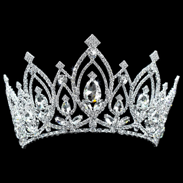 #17167 - Extreme Sparkle Tiara with Combs - 4"